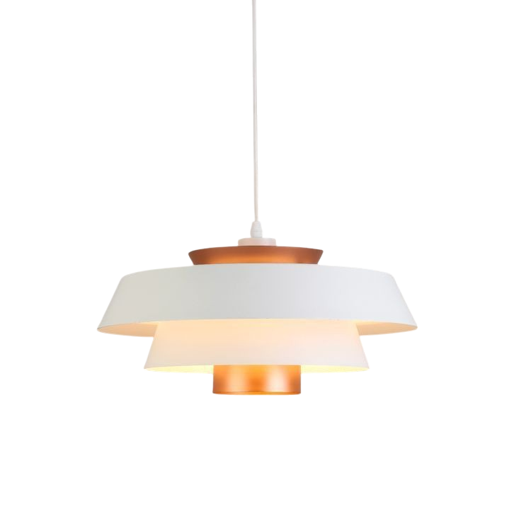 Lustre rétro en forme de pot pour une ambiance chaleureuse