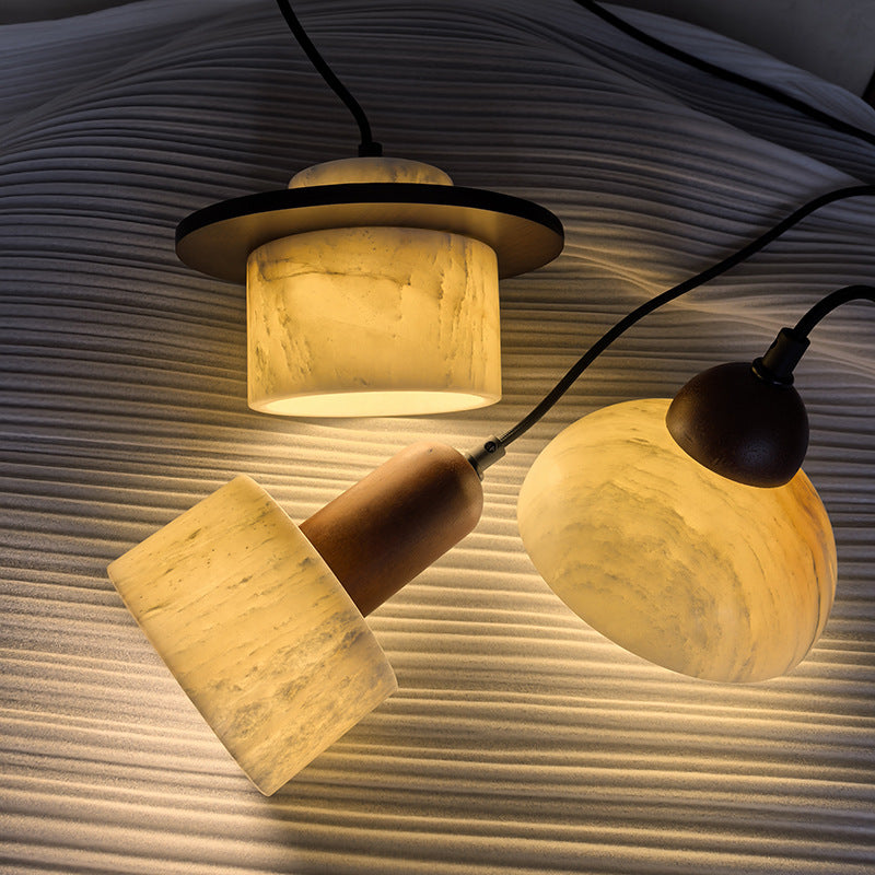 Alab Marble Pendant Light - Elegant Stone Pendant Fixture