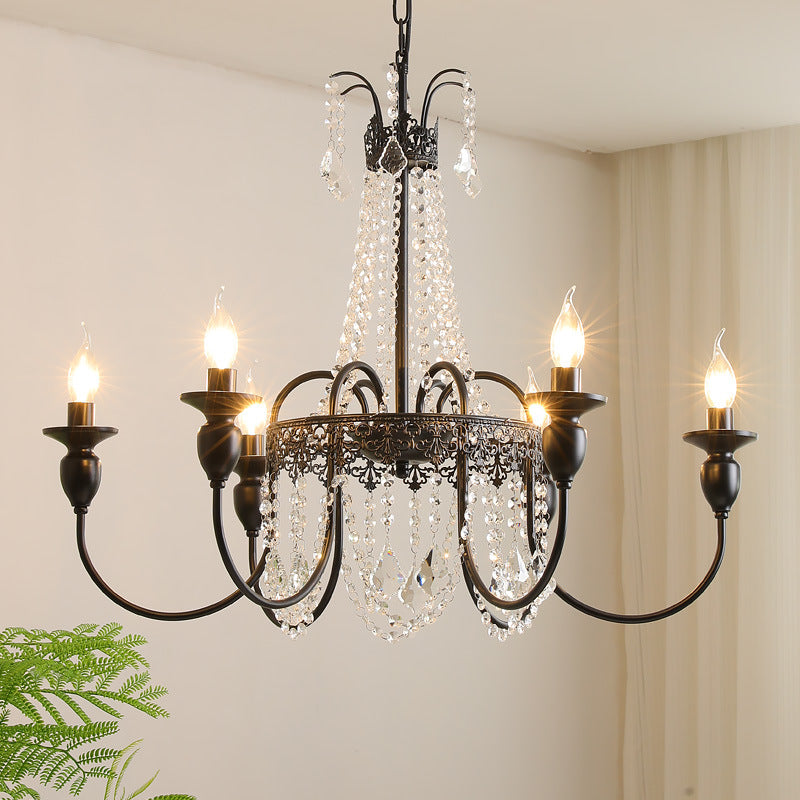Élégant Lustre de Chambre en Cristal