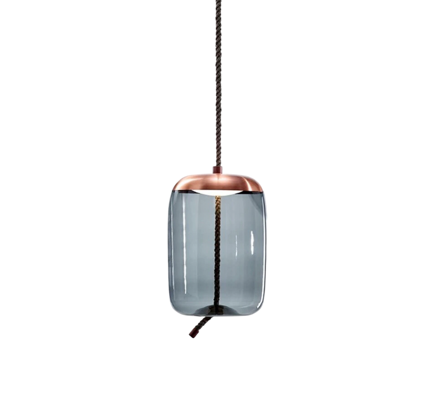 Lustre suspendu Hempoire en or rose pour une ambiance élégante et chaleureuse
