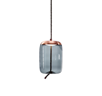 Lustre suspendu Hempoire en or rose pour une ambiance élégante et chaleureuse
