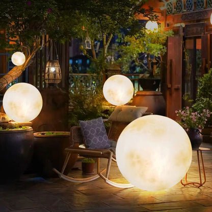 Lampe Luna Solaire Pour Jardin, Éclairage Ambiance Magique