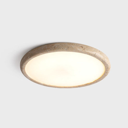 Lámpara de Techo de Piedra Elegante y Moderna