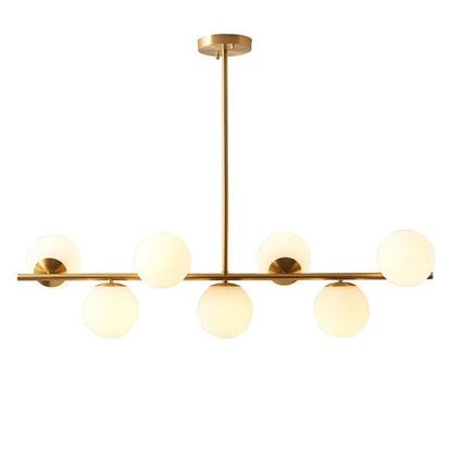Lustre de Mesa de Cocina Dorado Elegante