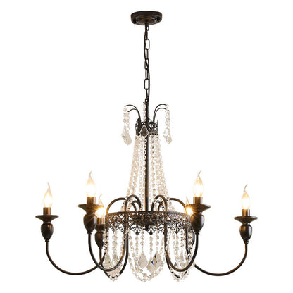 Élégant Lustre de Chambre en Cristal