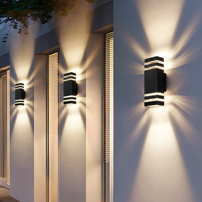 Dual-Head Outdoor Wall Light - Weatherproof Exterior Lighting