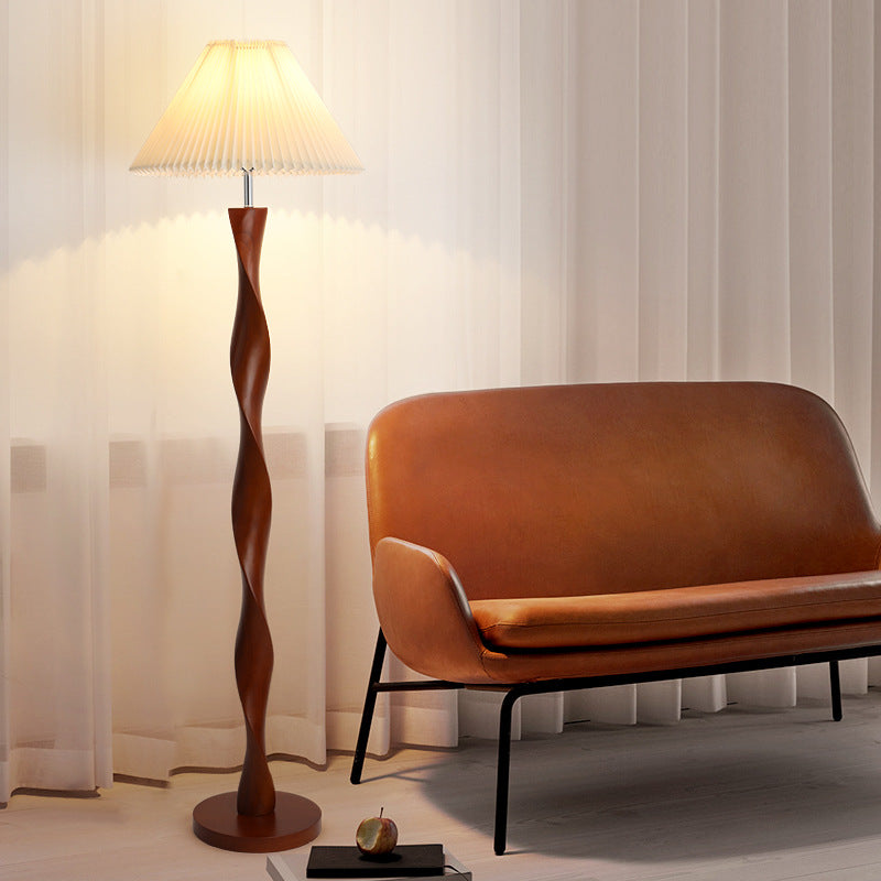 Elegante Japanische Walnuss Stehlampe für stilvolle Beleuchtung