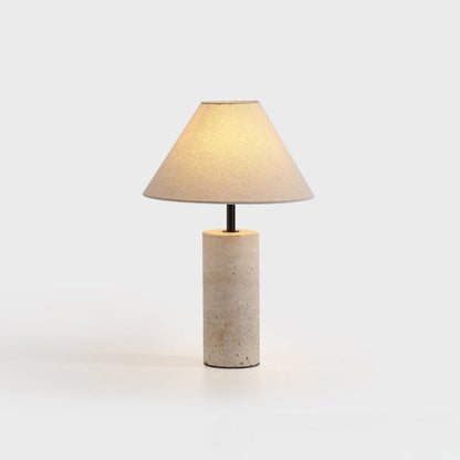 Lorie Marble et Lin en Lampe de Table Élégante et Chic