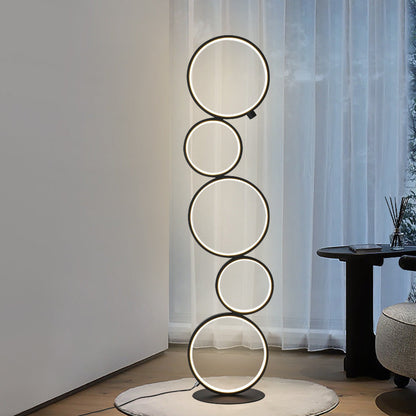 Circle's Floor Lamp - Sleek Round Design for Modern Spaces