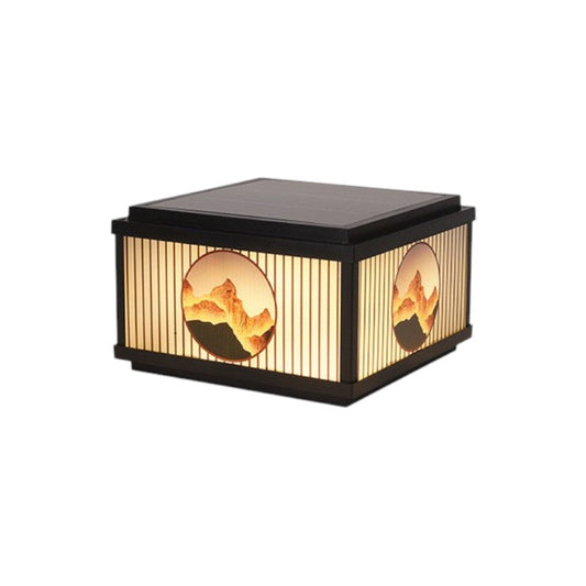 Lampa solaire d'extérieur pour poteau - Éclairage LED efficace et écologique