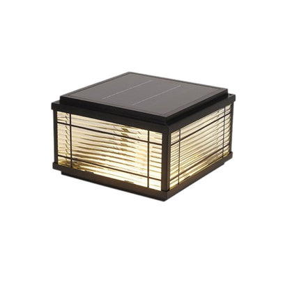 Lampa solaire d'extérieur pour poteau - Éclairage LED efficace et écologique