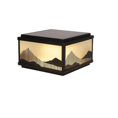 Lampa solaire d'extérieur pour poteau - Éclairage LED efficace et écologique