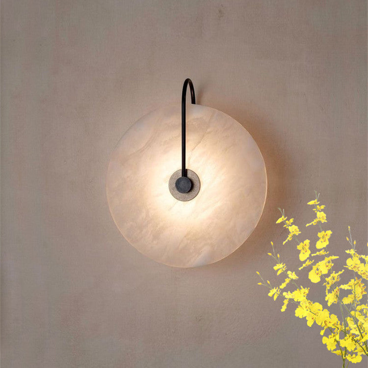 Alab Marble LED Wall Lamp - Elegant Marble Finish Wall Light for Ambient Lighting