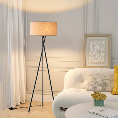 Elegance en Seda: Lámpara de Pie para un Ambiente Sofisticado
