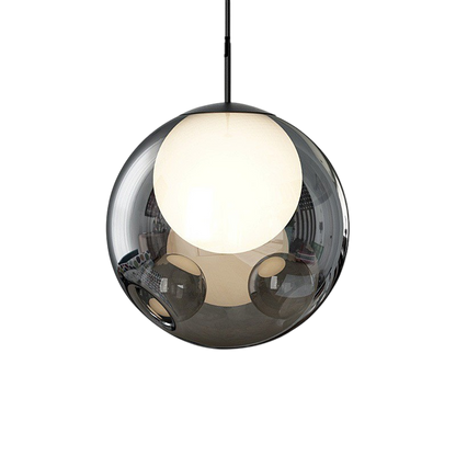 Elegante Lampada Pendante in Vetro Italiano