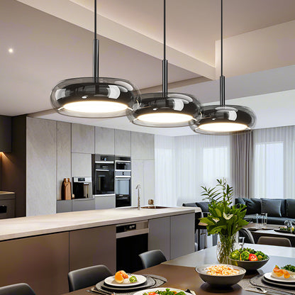 3-Light Pendant Lamp for Kitchen Ceiling Illumination