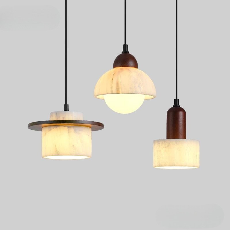 Lustre en marbre alabastre élégant pour une ambiance raffinée