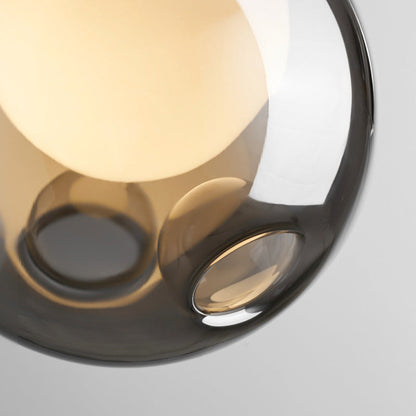 Elegante Lampada Pendante in Vetro Italiano