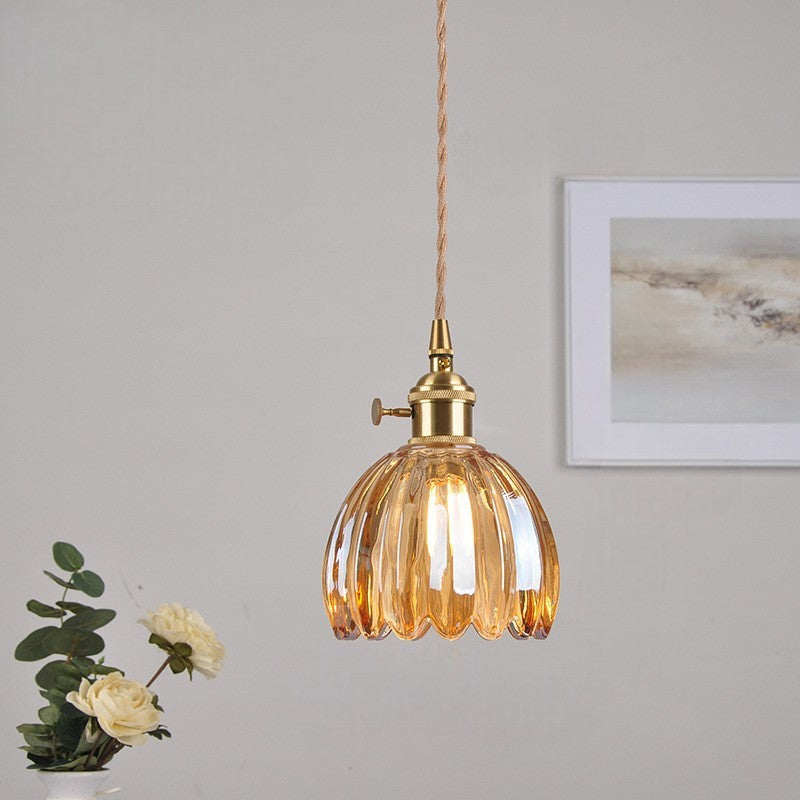 Lámpara de Techo con Colgante de Cristal Japonés Elegant