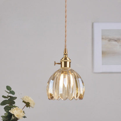 Lámpara de Techo con Colgante de Cristal Japonés Elegant