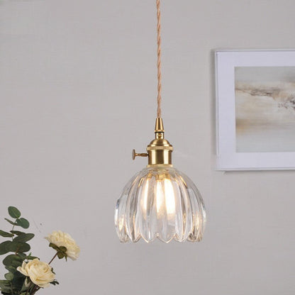 Lámpara de Techo con Colgante de Cristal Japonés Elegant