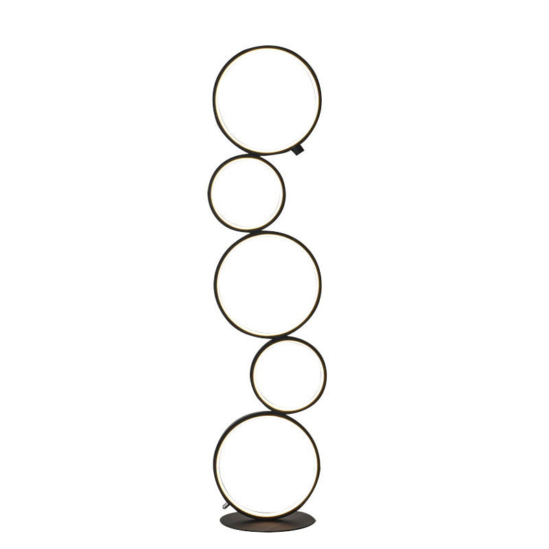 Circle's Floor Lamp - Sleek Round Design for Modern Spaces