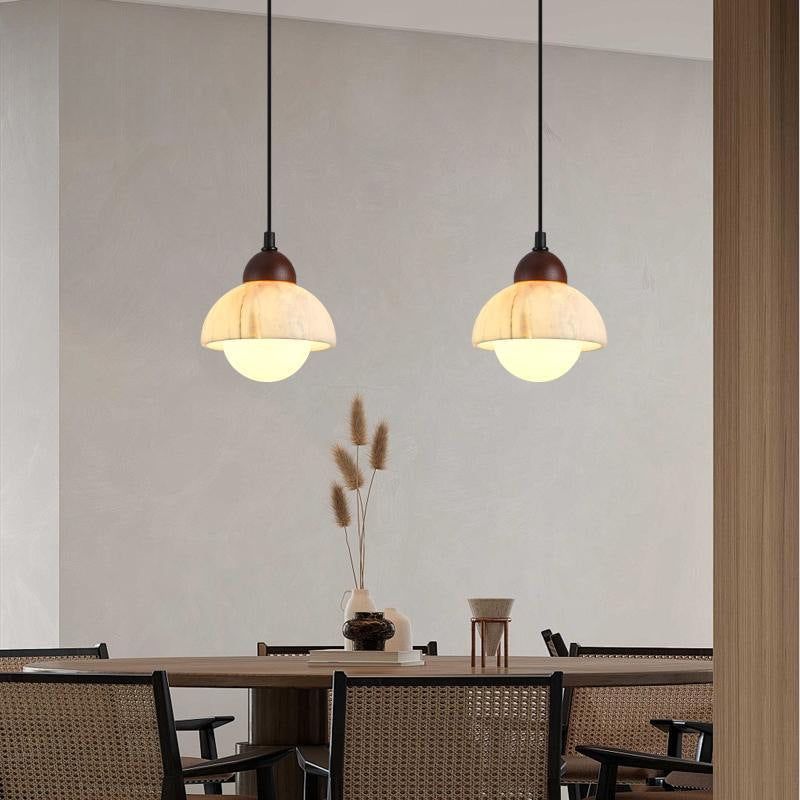 Alab Marble Pendant Light - Elegant Stone Pendant Fixture