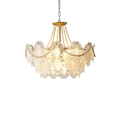 Élégant lustre en cristal français pour une décoration sophistiquée