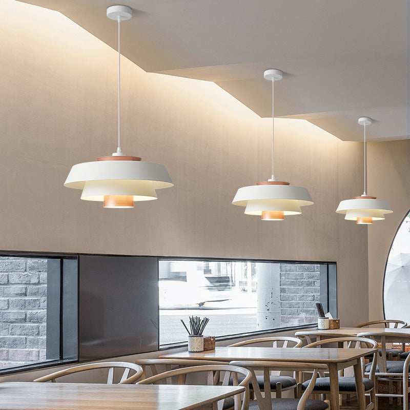 Lustre rétro en forme de pot pour une ambiance chaleureuse