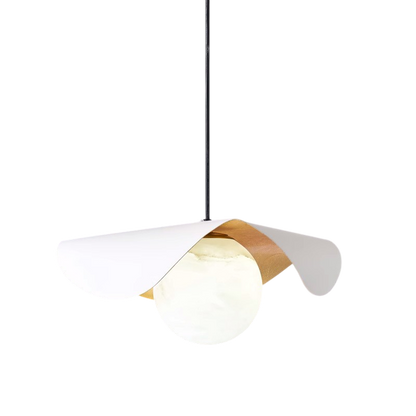Lámpara de Colgante con Esfera de Mármol Española para un Toque Elegante y Sofisticado