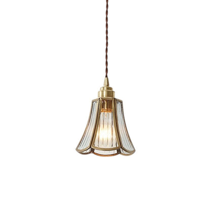 Elegant Vintage Glass Pendant Light Fixture