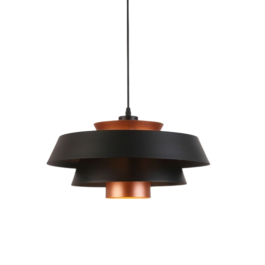 Lustre rétro en forme de pot pour une ambiance chaleureuse