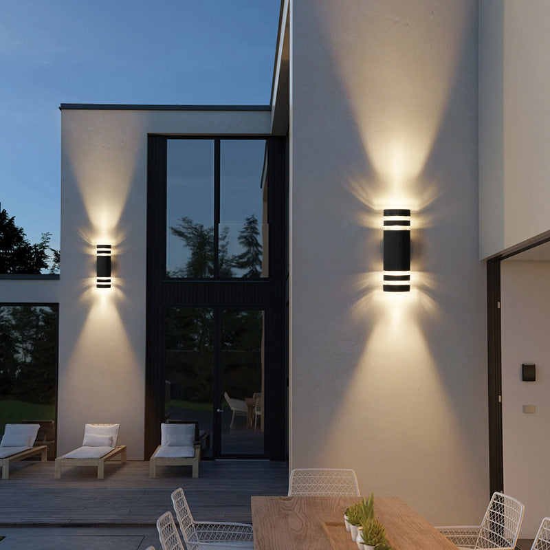 Dual-Head Outdoor Wall Light - Weatherproof Exterior Lighting