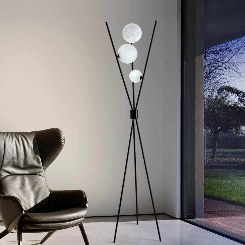 Lampada da pavimento/tavolo a tema luna, perfetta per creare un'atmosfera magica in casa