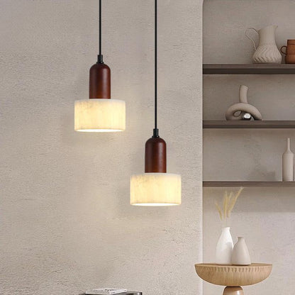Lustre en marbre alabastre élégant pour une ambiance raffinée