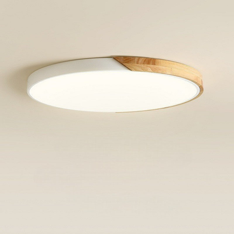 Lampe de plafond en bois nordique élégante