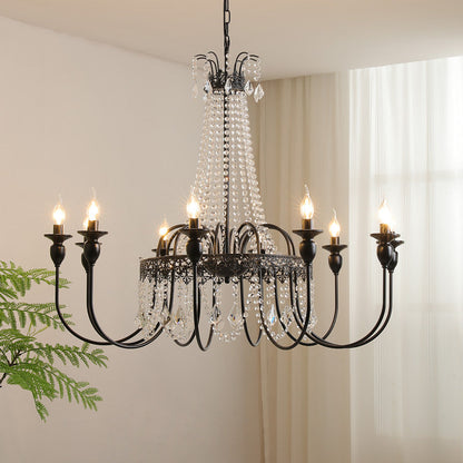 Élégant Lustre de Chambre en Cristal