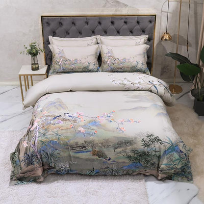 Solitude Duvet Cover Set (Long-staple Sateen Cotton)