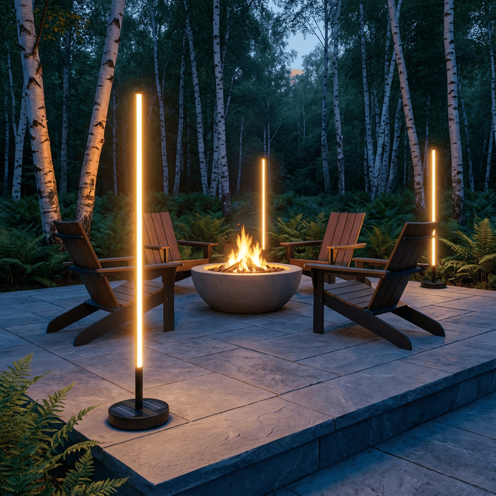 Solar Outdoor Floor Lamp