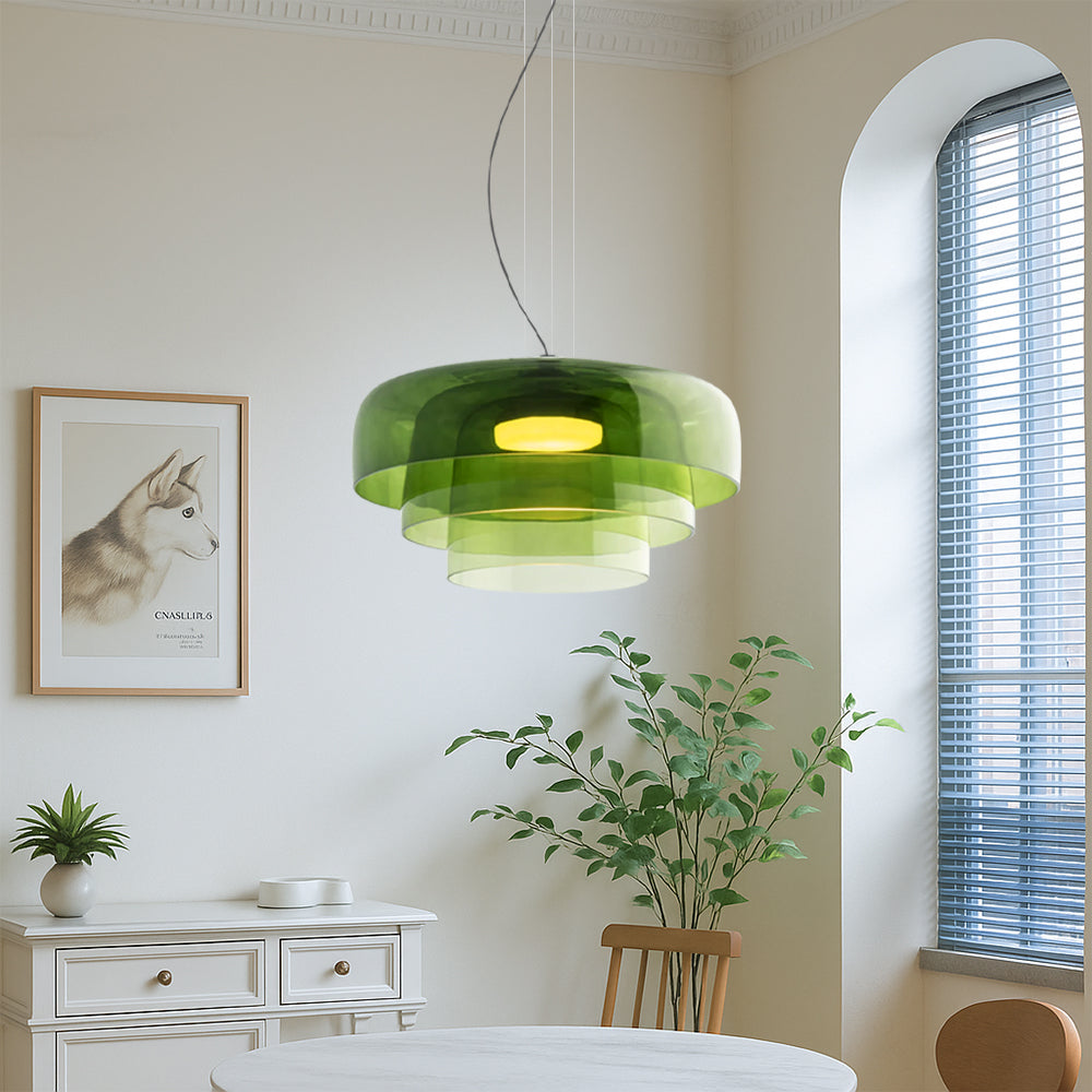 Lampa wisząca z przezroczystego szkła - elegancki dodatek do każdego wnętrza