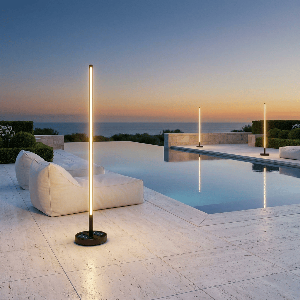 Solar Outdoor Floor Lamp