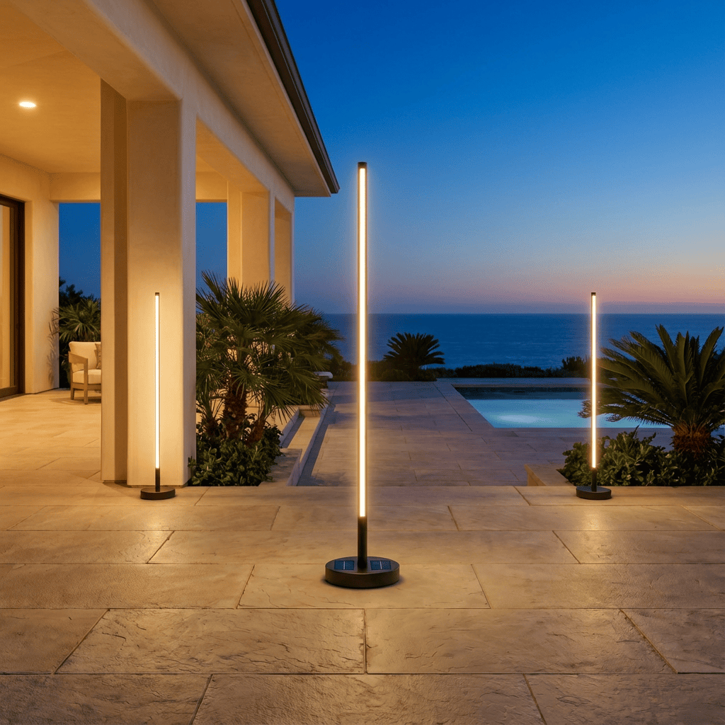 Solar Outdoor Floor Lamp