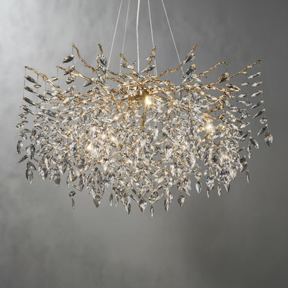 Crystalline Luxe Chandelier