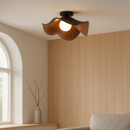 Lustre sur Plafond en Forme de Fleur Rusola pour une Ambiance Éclatante