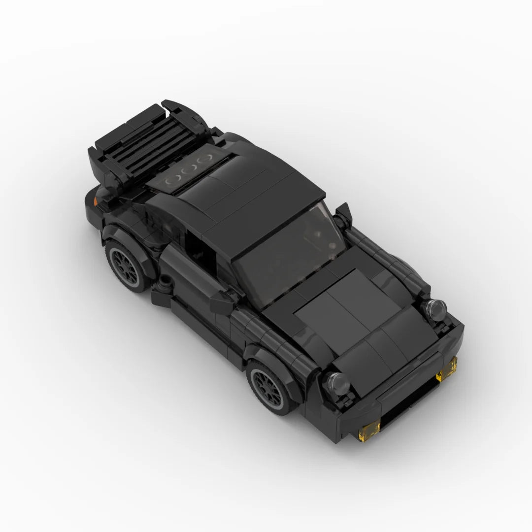 MOC-Black Bird 930 Turbo racing sports car Vehicle Racer Building Blocks Brick Creative Garage Toys