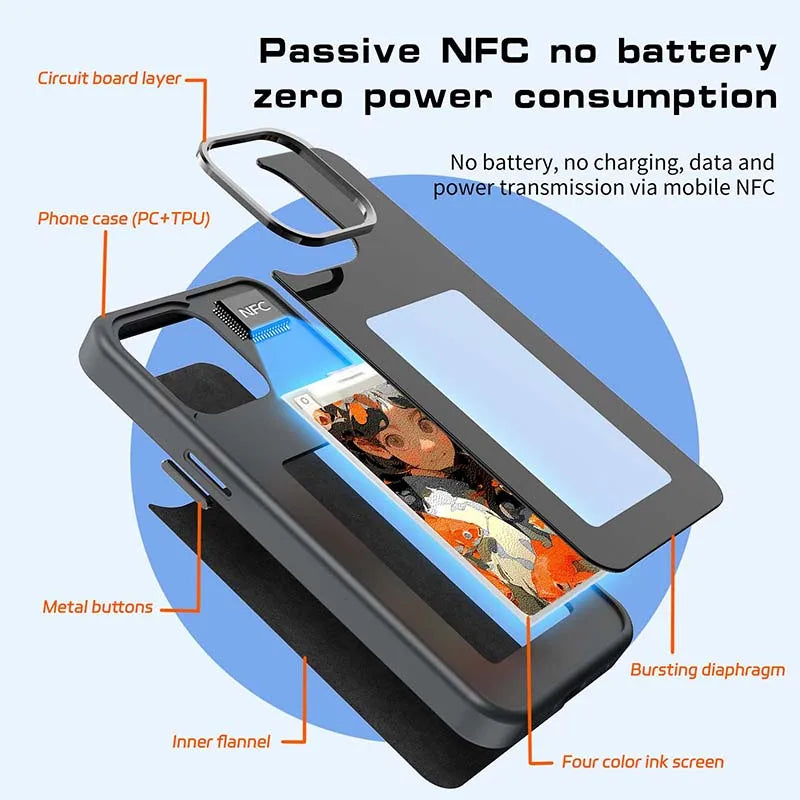 Smart E-ink Phone Case