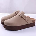 Comwarm Women's Leather Clogs