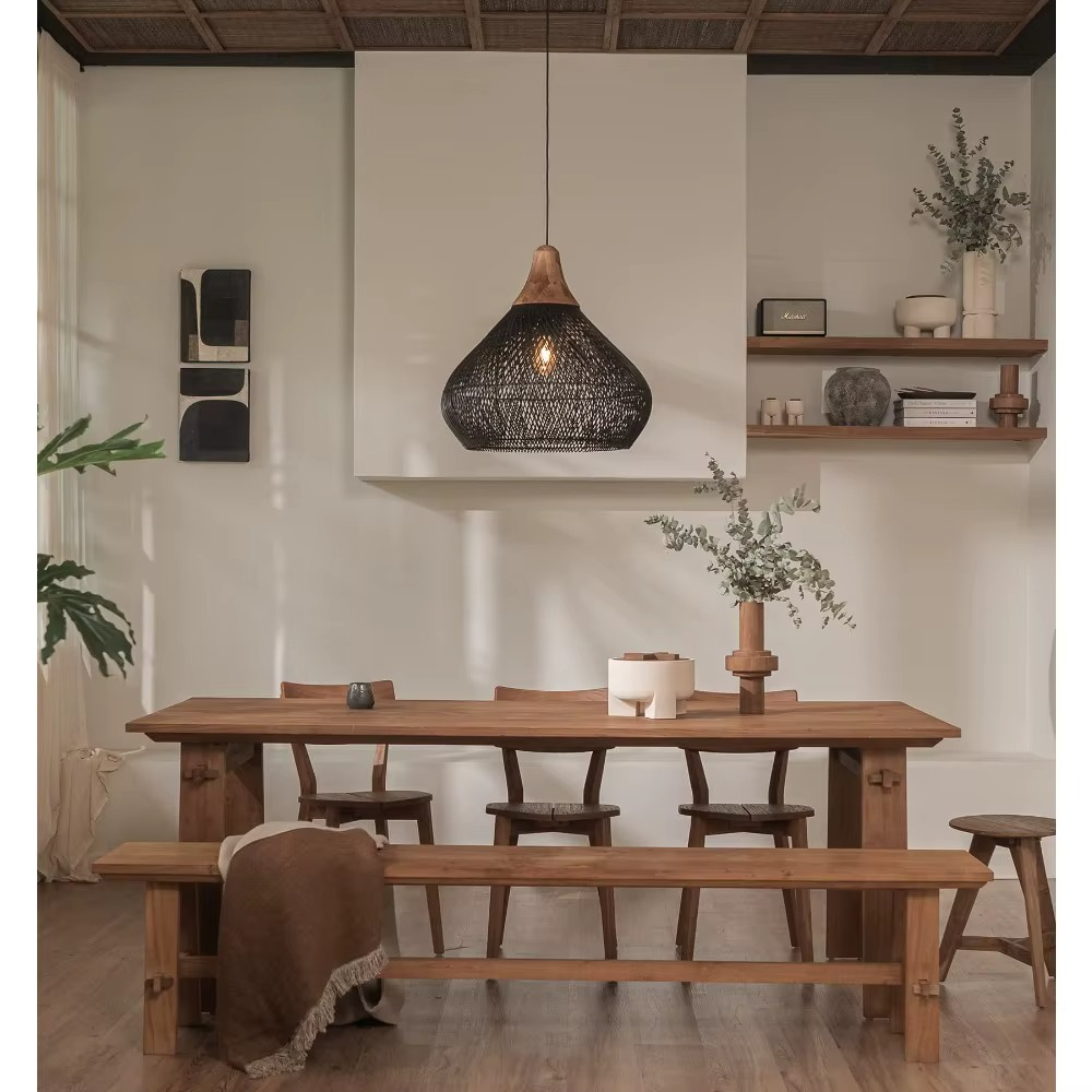 Élégant Plafonnier Design Japonais