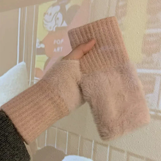 Luxury Mink Fleece Gloves