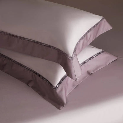 Mystique Mauve Duvet Cover Set (Long-Staple Sateen Cotton)